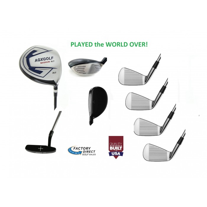 Golf Clubs, Drivers, Irons, Woods, Hybrids, Wedges, Putters & Packages