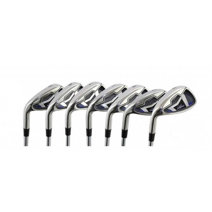 Golf Clubs Complete Set for Men 13 Piece Includes Titanium Golf Driver, 3 &  #5 Fairway Woods, 4 Hybrid, 5-SW Irons, Putter and Golf Bag