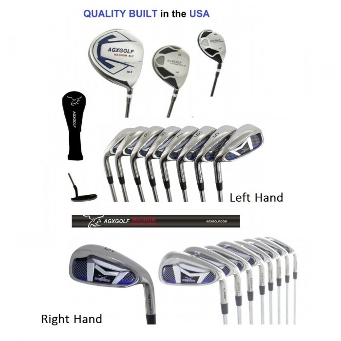 Tips Dagelijks Trouw AGXGOLF Mens Left or Right XS-OS1 Complete Golf Set Graphite Woods with  SAME LENGTH Steel Irons + Putter ALL SIZES; USA BILT