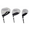 BOYS MAGNUM XLT 3 PIECE WOODS SET: DRIVER, 3 WOOD & 3 HYBRID IRON. LEFT HAND, AVAILABLE IN TALL, TEEN, & TWEEN LENGTHS. 