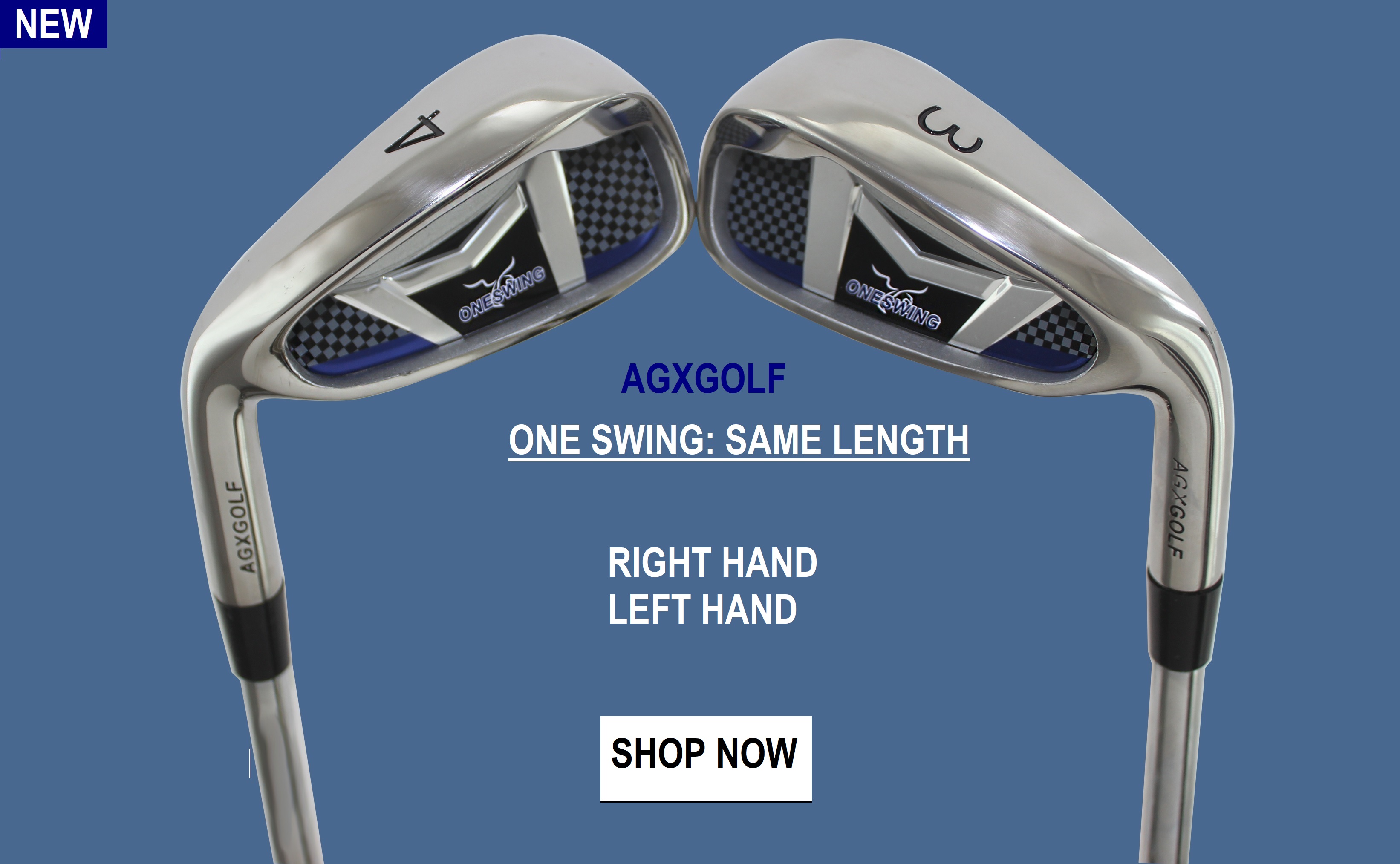 AGXGOLF SQUARE HIT Chipping Iron Wedge Set: Mens, Ladies & Juniors All Sizes USA