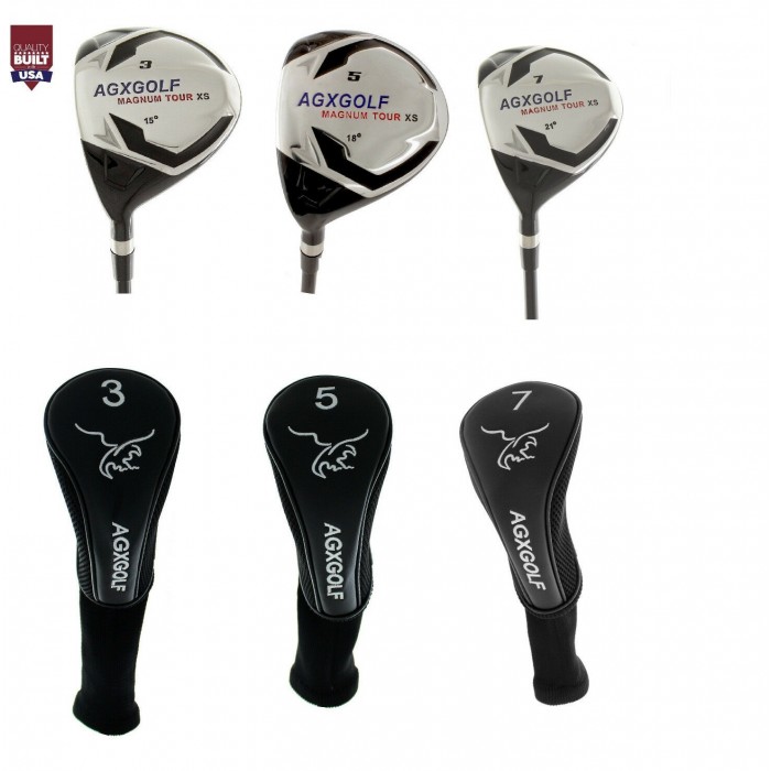 MEN'S RIGHT HAND MAGNUM XS EDITION FAIRWAY WOODS SET: #3, 5 & 7 LEFT or ...